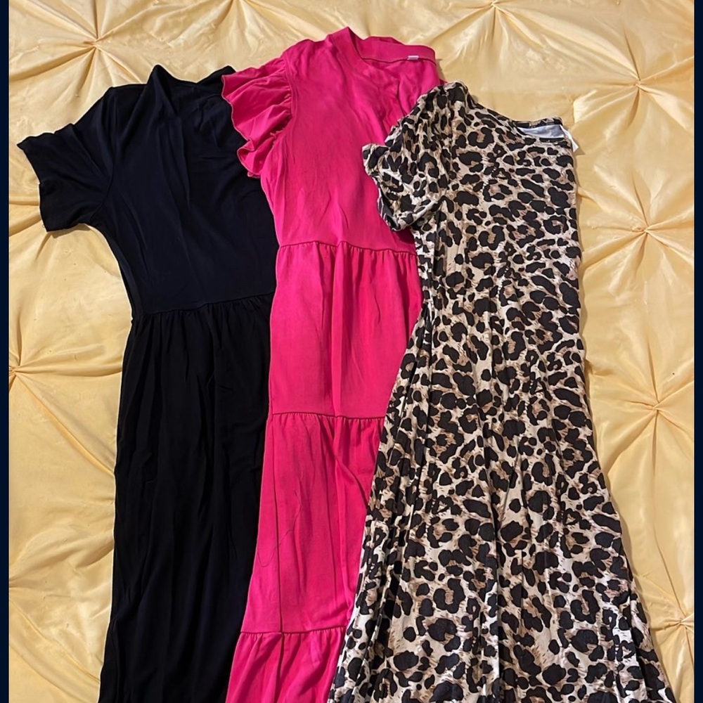 3 women’s maxi dresses